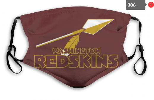 NFL Washington Red Skins #4 Dust mask with filter->nfl dust mask->Sports Accessory